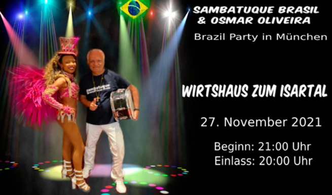 Brazil Party in München Live Sambatuque Brasil © München Ticket GmbH