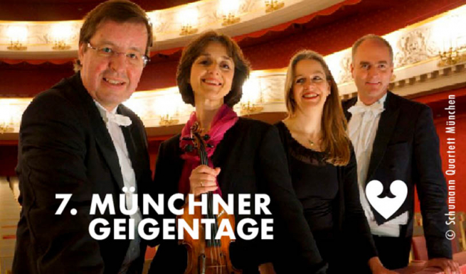 7. Münchner Geigentage - Abschlusskonzert - Schumann Quartett © Schumann Quartett München