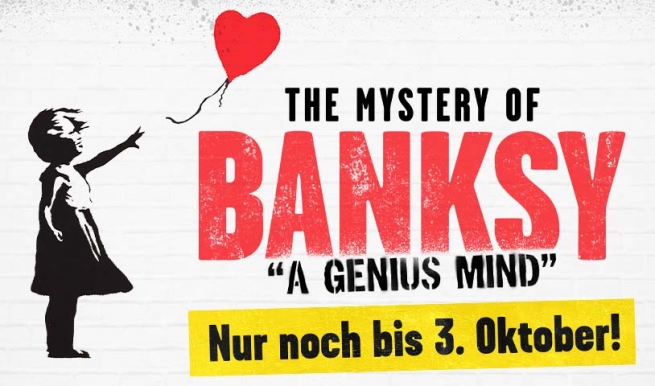 Banksy - nur noch bis 03.10. © München Ticket GmbH
