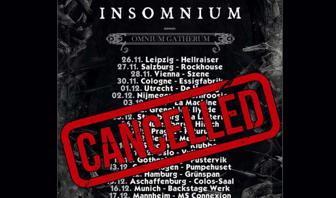 Insomnium 2021_Cancelled © München Ticket GmbH