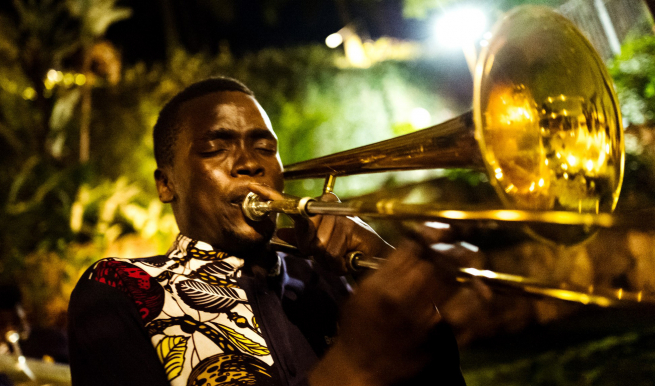 MUSIC CHANGES LIVES Konzert fur das LAB UGANDA Community Music Project © Geoffroy Schied