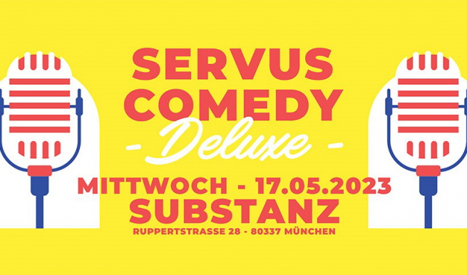 Servus Comedy © München Ticket GmbH – Alle Rechte vorbehalten