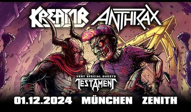 Kreator Anthrax Testament © München Ticket GmbH