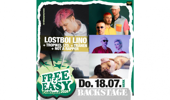 LOSTBOI LINO + TROPIKEL LTD. + TRÄNEN + NOT A RAPPER © München Ticket GmbH